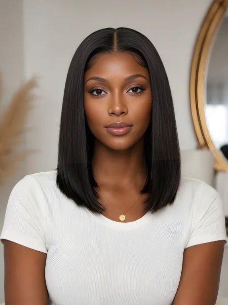 Short Bob 13x4 HD Lace 150% Glueless Wig - WIGZU