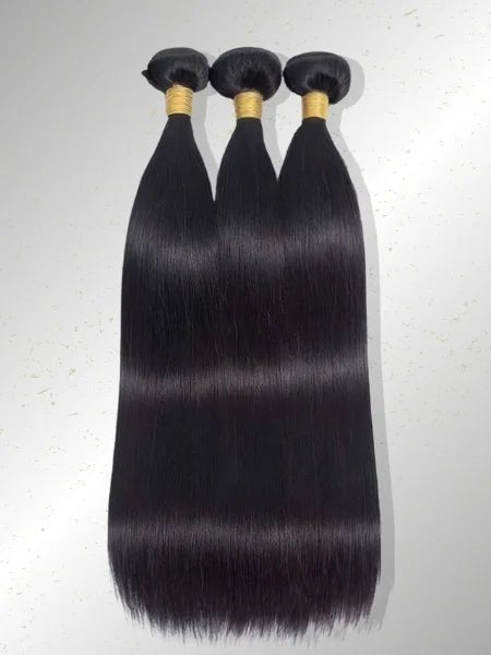 Silky Straight Brazilian Human Hair Bundle - WIGZU