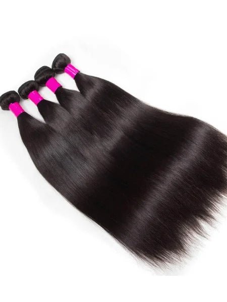 Silky Straight Brazilian Human Hair Bundle - WIGZU