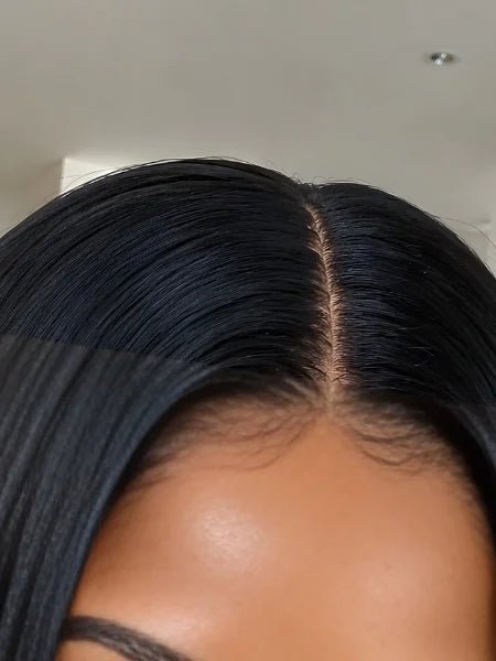 Silky Straight V-Part Glueless Human Hair Wig - WIGZU