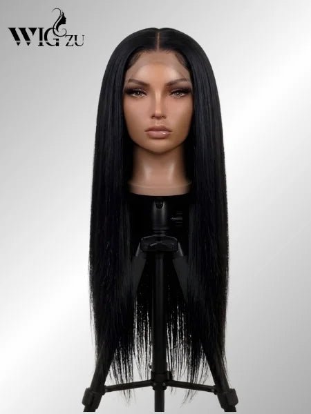 Silky Straight V-Part Glueless Human Hair Wig - WIGZU