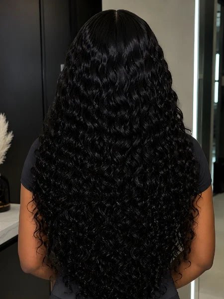 Water Wave 4x4 Lace Closure Wig 150% Density - WIGZU