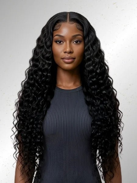 Water Wave 4x4 Lace Closure Wig 150% Density - WIGZU