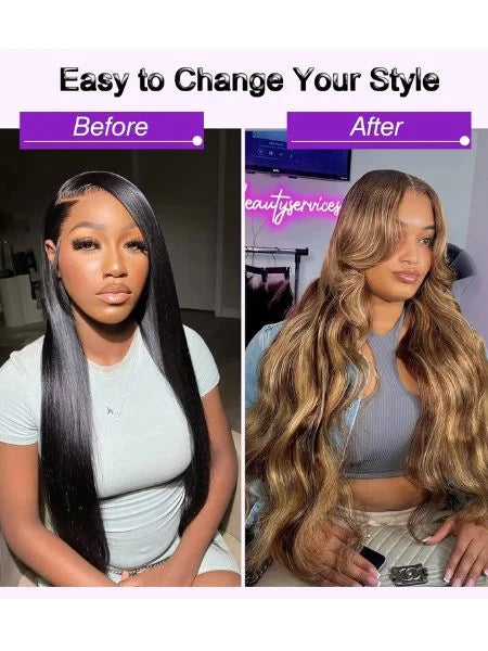 P4/27 Honey Blonde Ombre Body Wave Extension