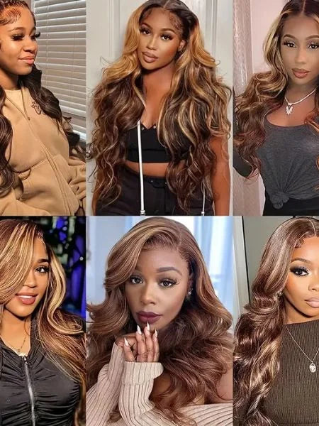 P4/27 Honey Blonde Ombre Body Wave Extension